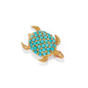 Tortoise brooch