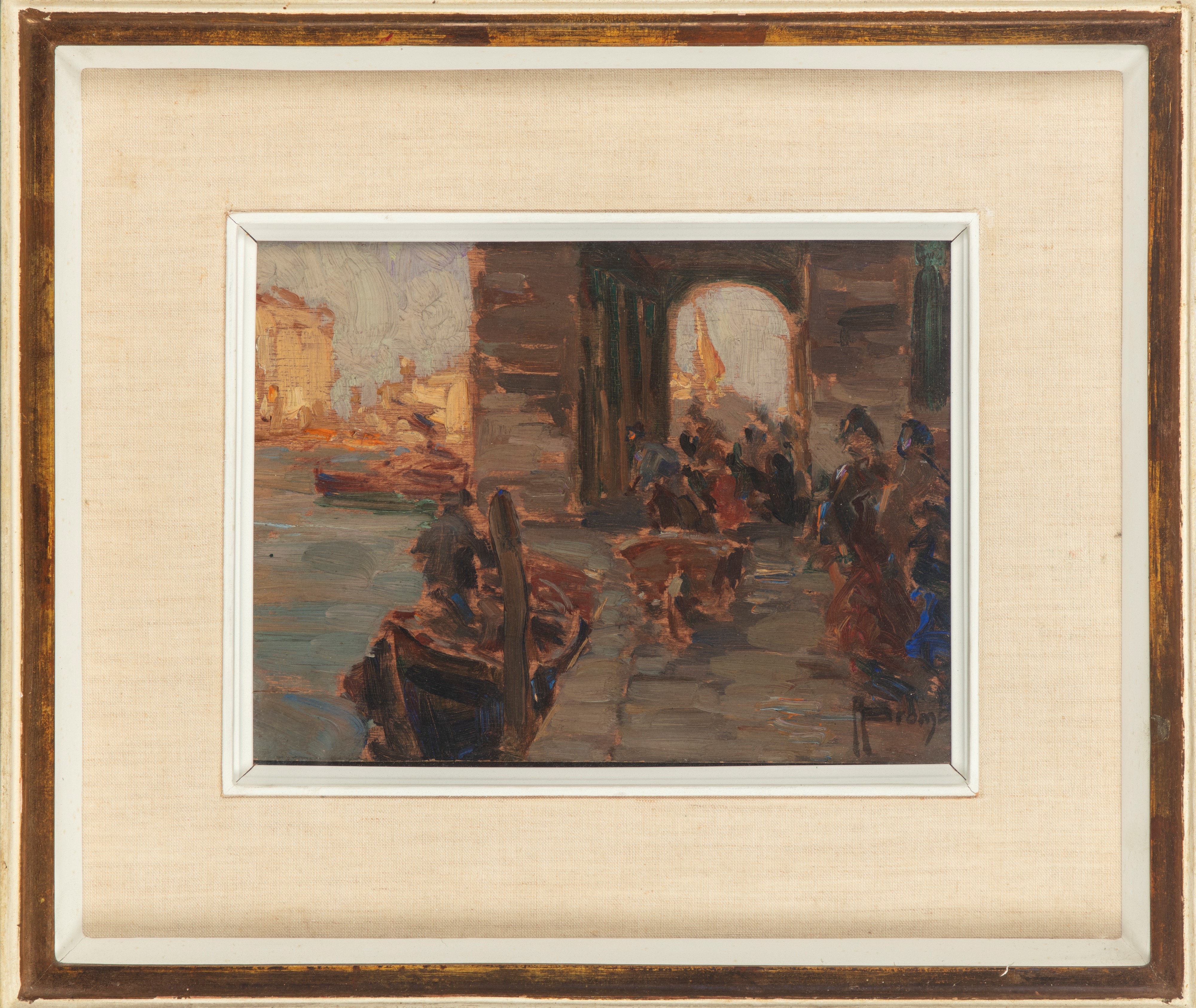 Angelo Brombo - Chioggia, Riva Dell'ospitale