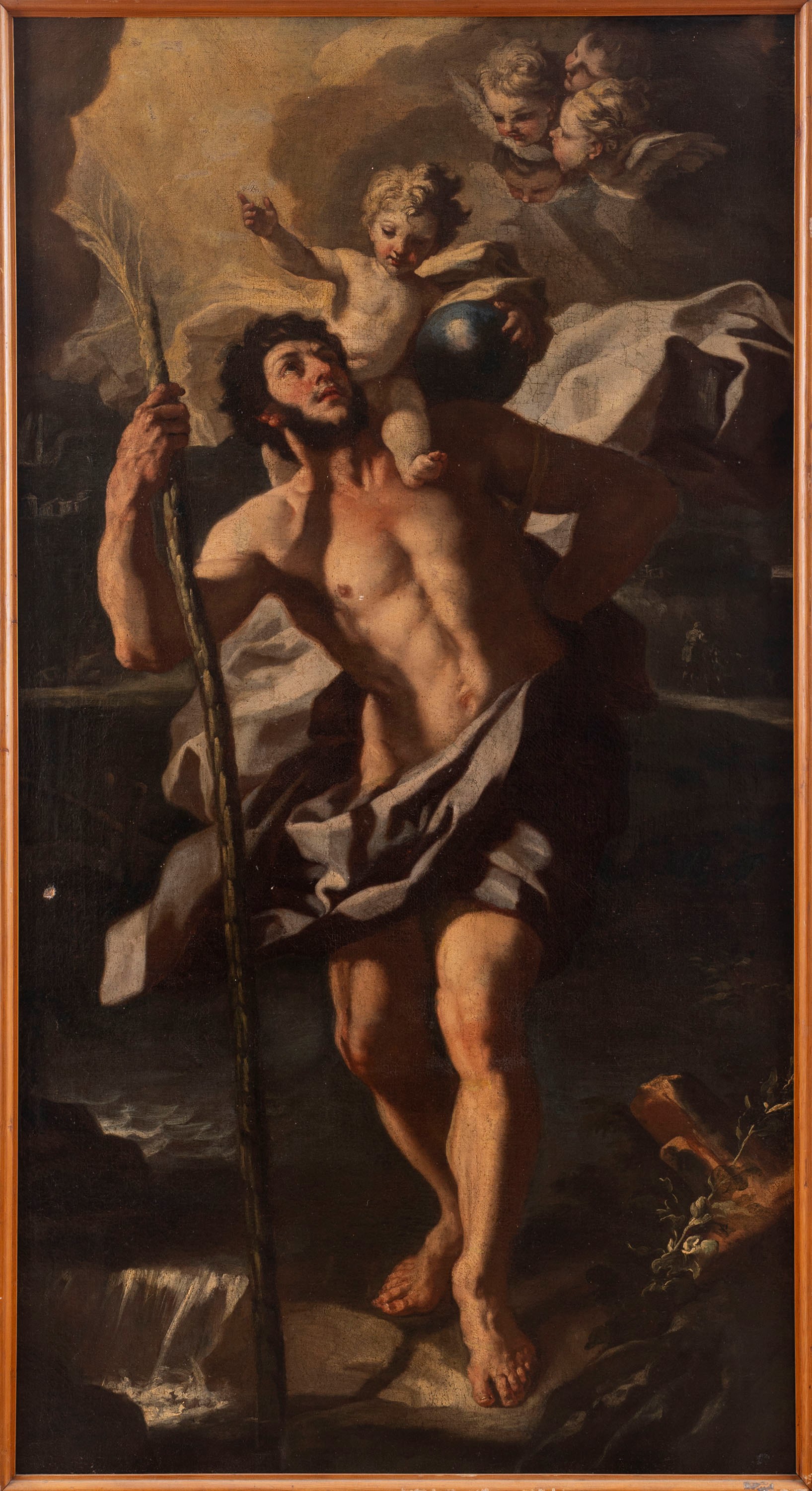 Atelier di Francesco Solimena (canale di Serino 1657 – Barra 1747) - San Cristoforo