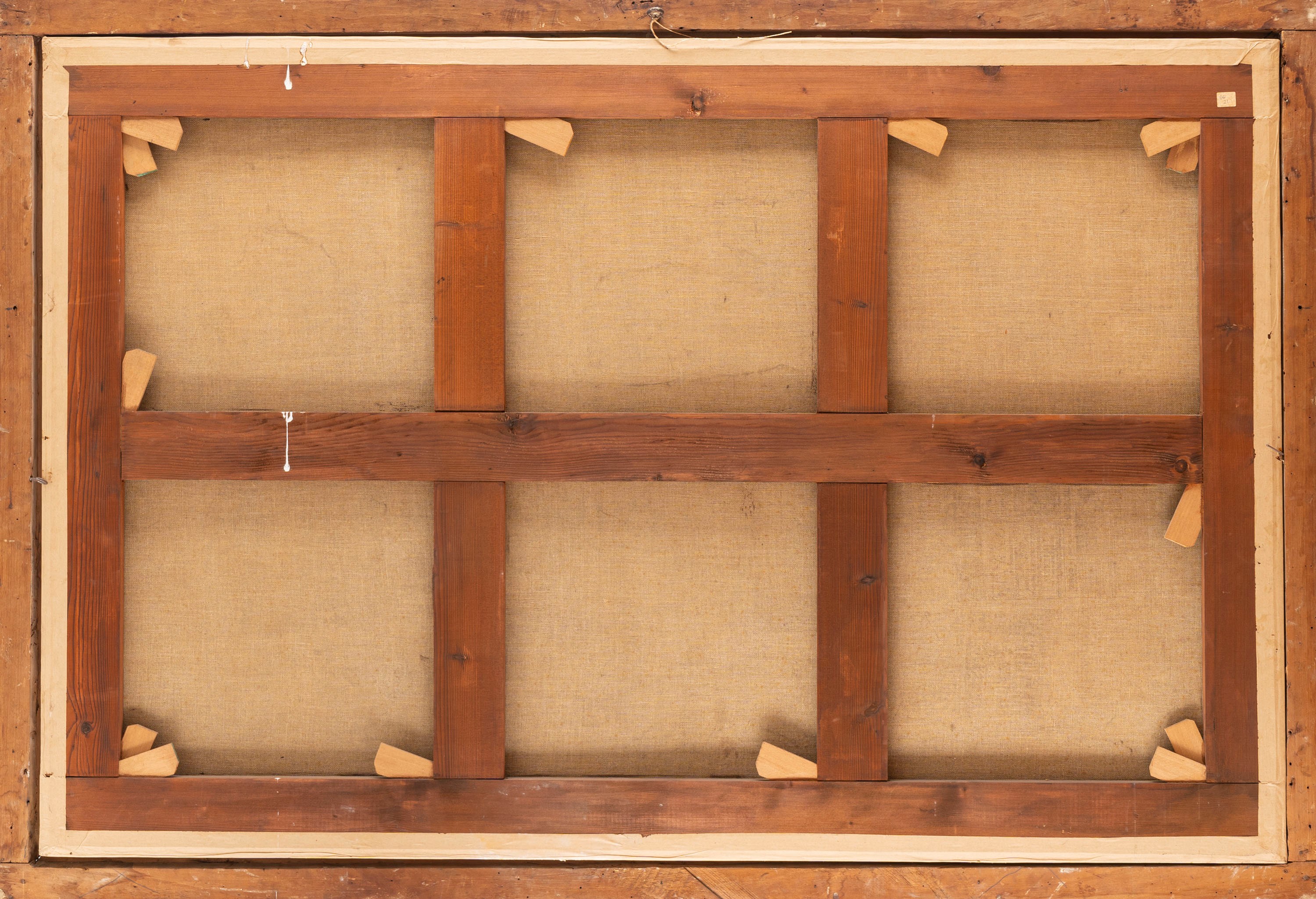 Trionfo di cacciagione con cane in un paesaggio