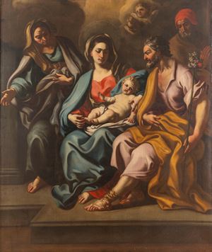 Sacra Famiglia con i Santi Anna e Gioacchino
