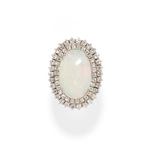 Anello con opale