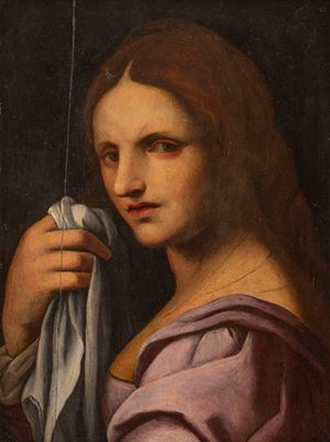 Female figure with white cloth (Magdalene?)