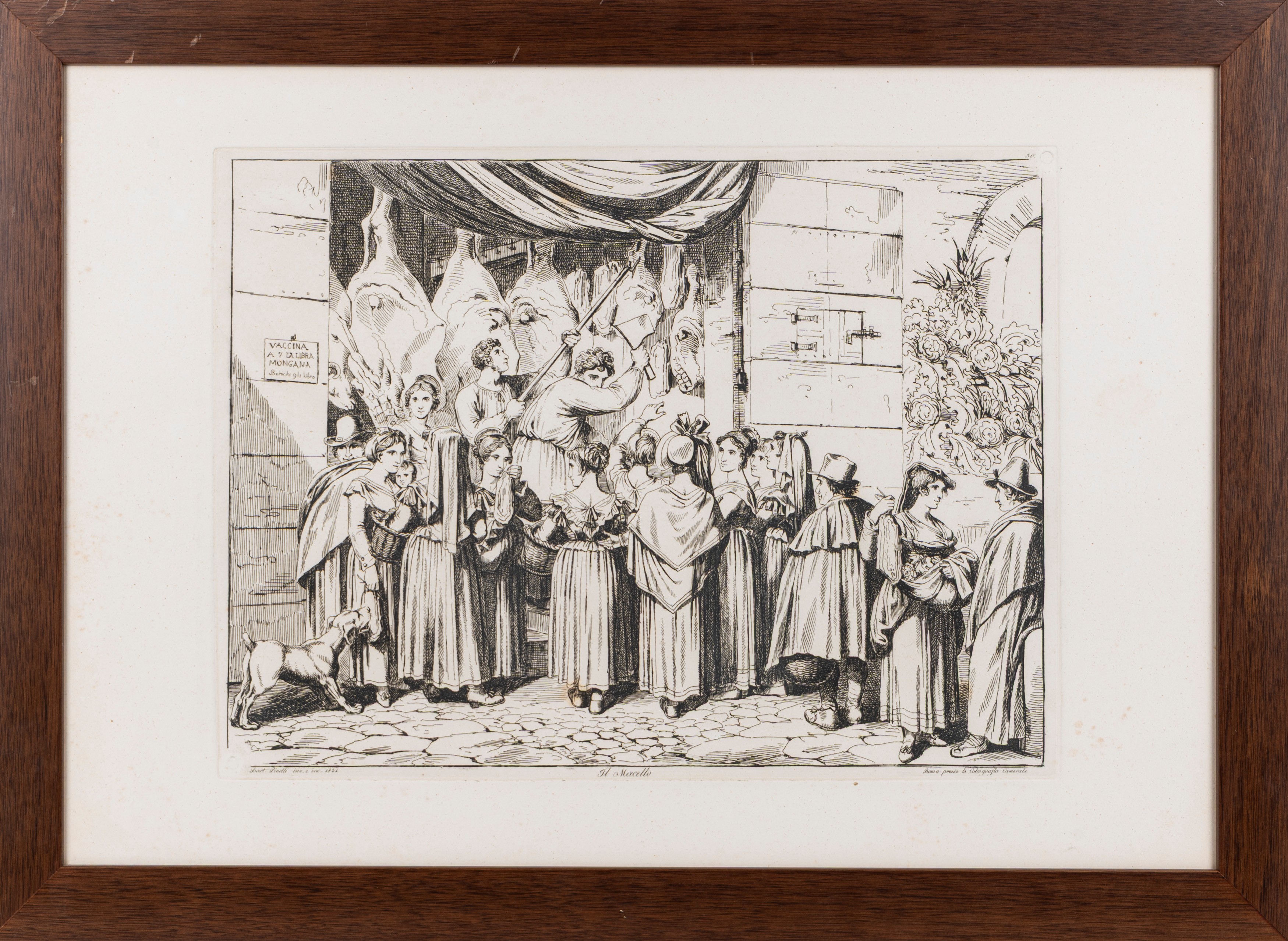 Lotto Composto da 12 Stampe di Bartolomeo Pinelli da "i Costumi di Roma"