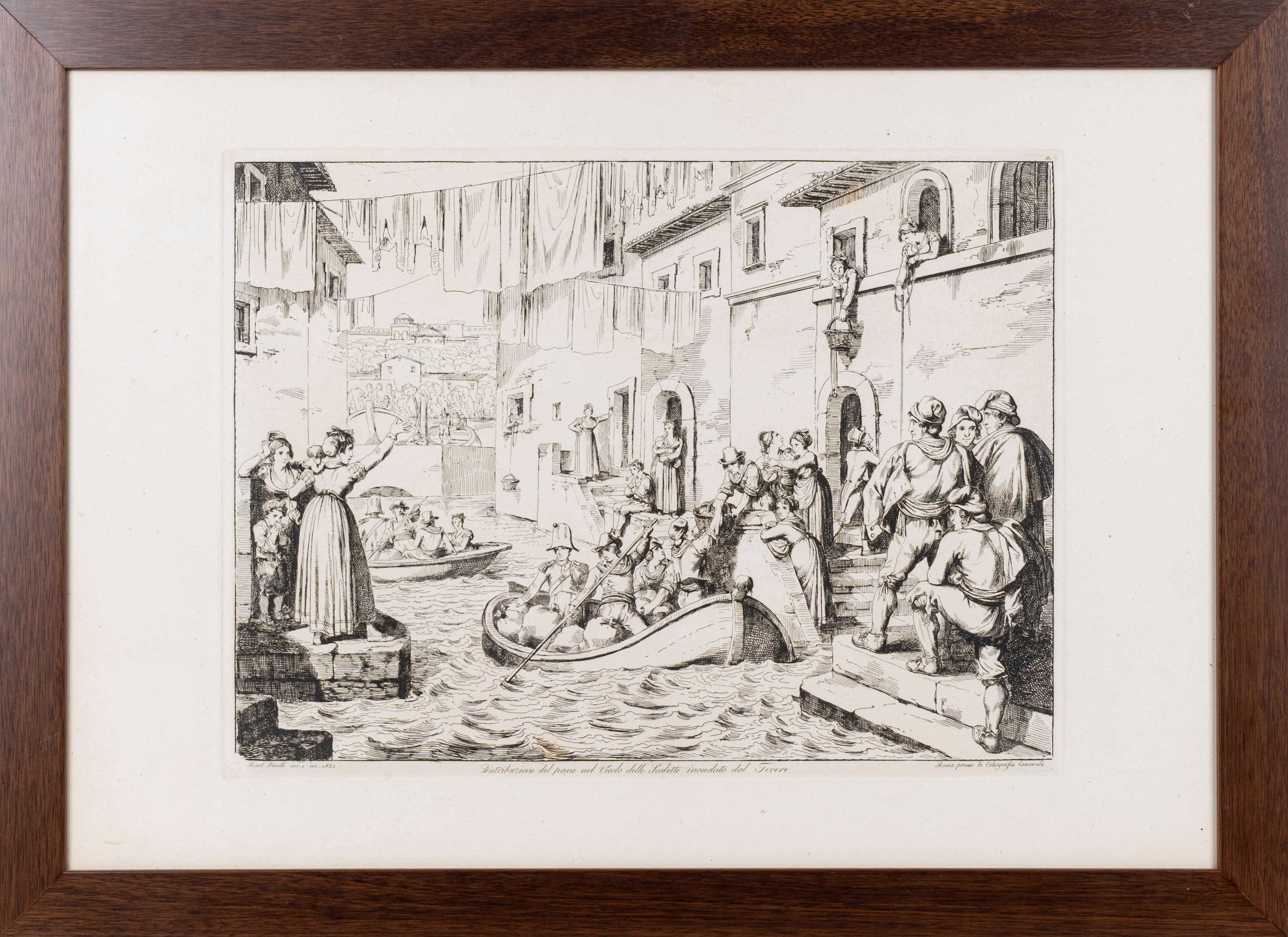 Lotto Composto da 12 Stampe di Bartolomeo Pinelli da "i Costumi di Roma"
