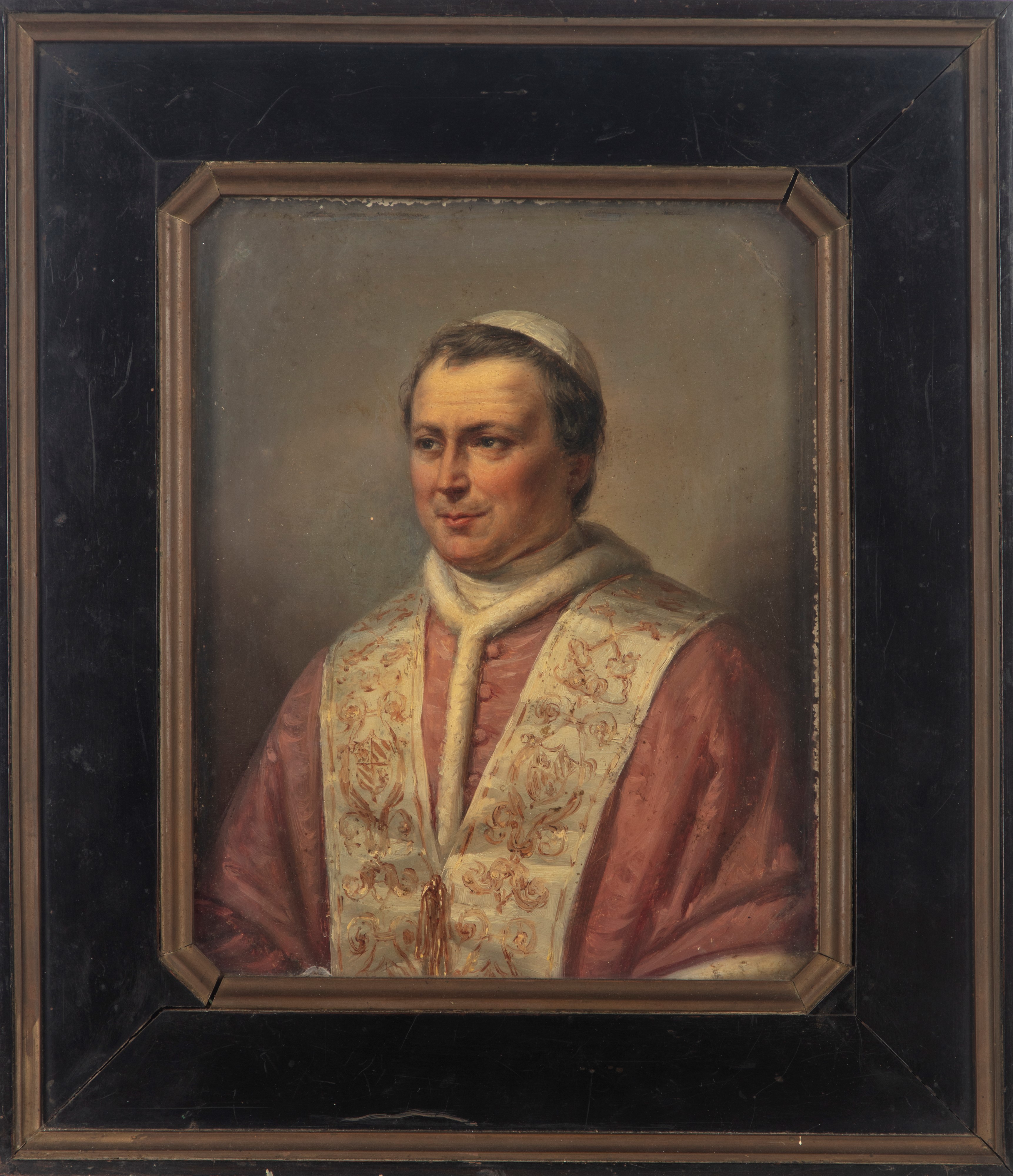 Scuola Italiana, Secolo XIX - Ritratto di Pio IX