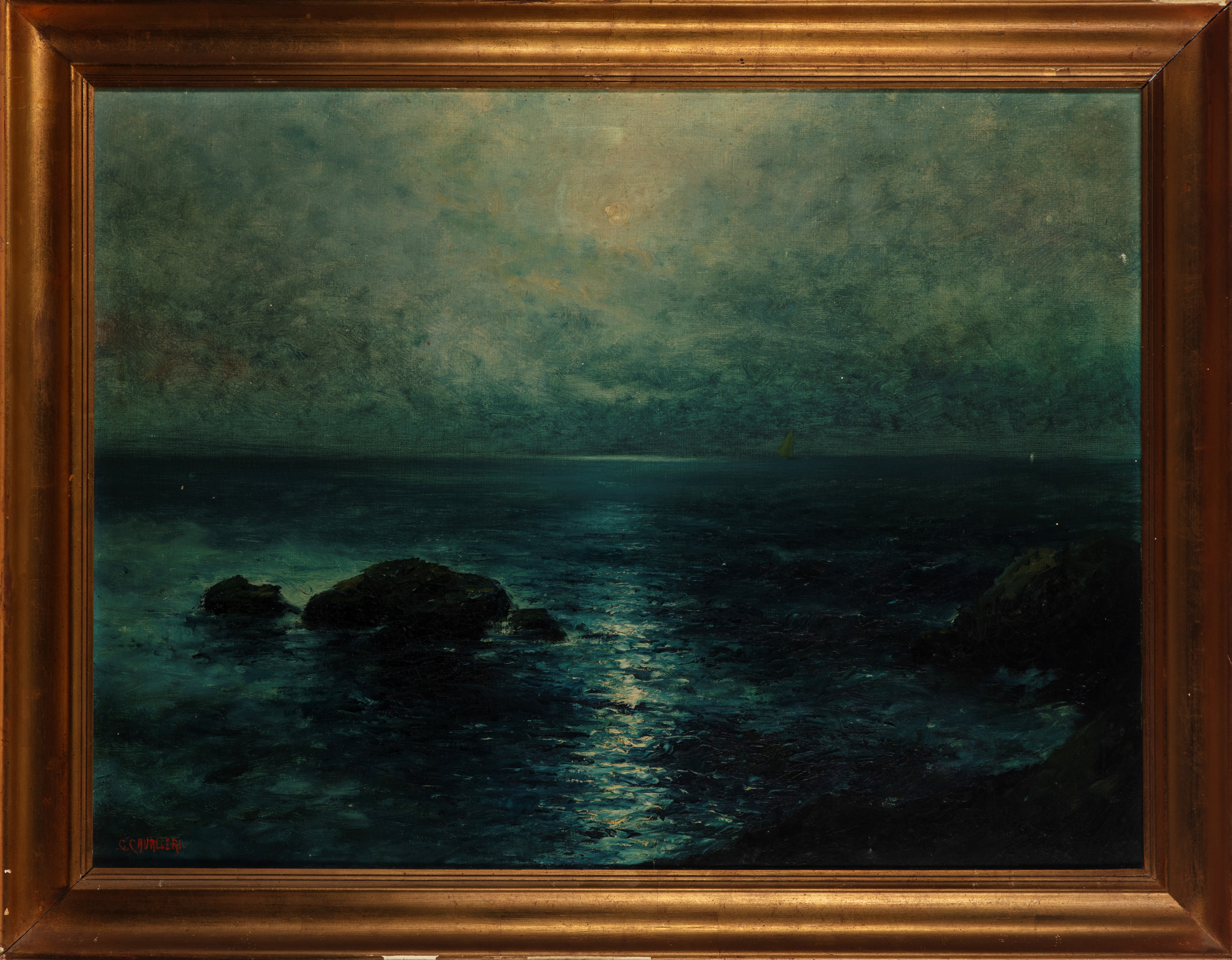 Giovanni Cavalleri - Mare al Chiaro di Luna