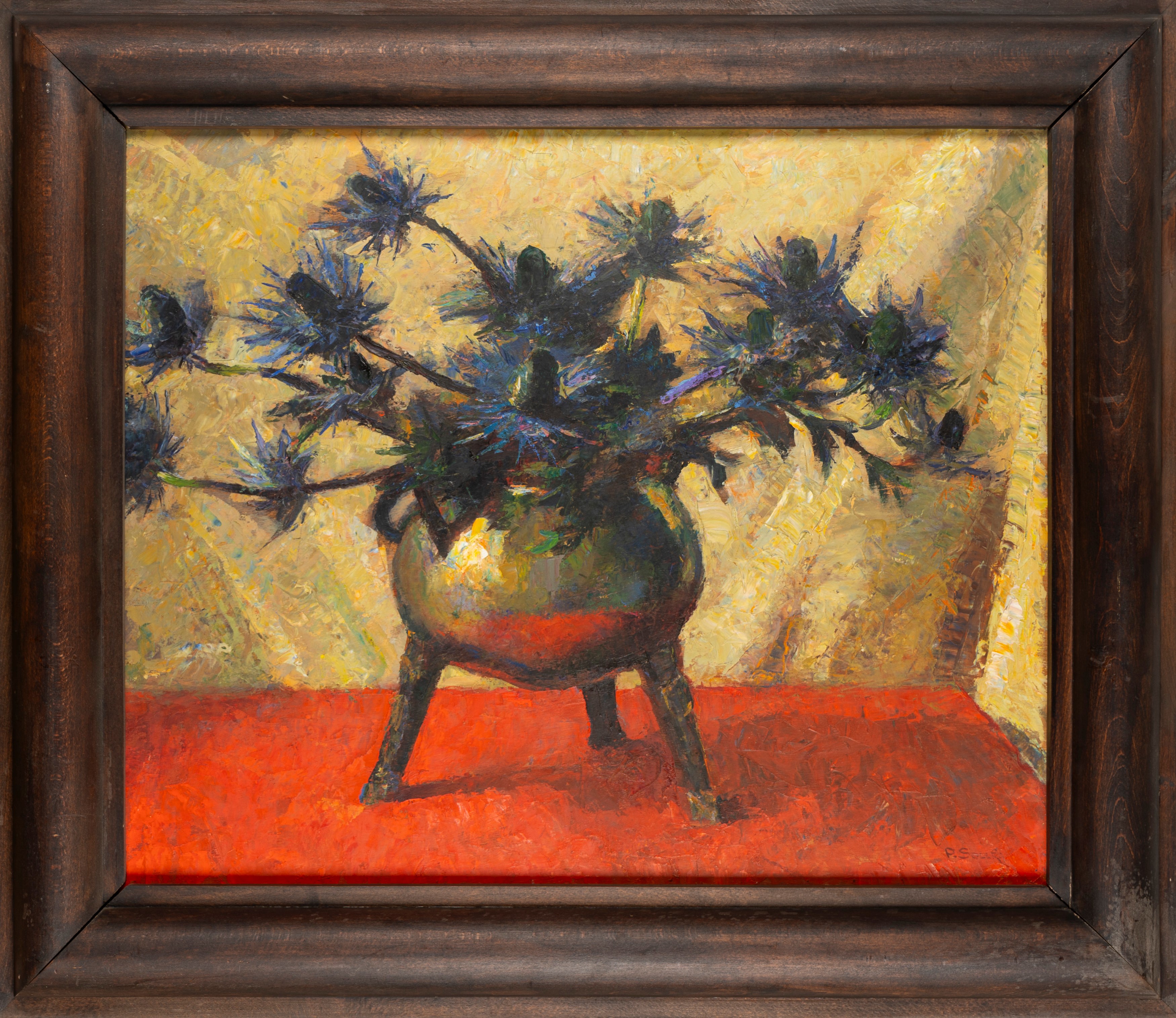 Pio Solero - Fiori di Cardo nel Bronzino