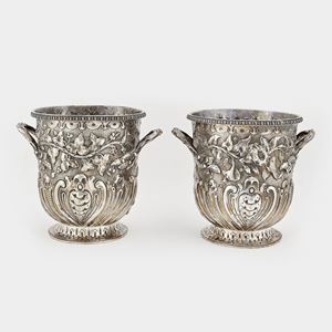 Due secchielli, Inghilterra XX secolo in argento