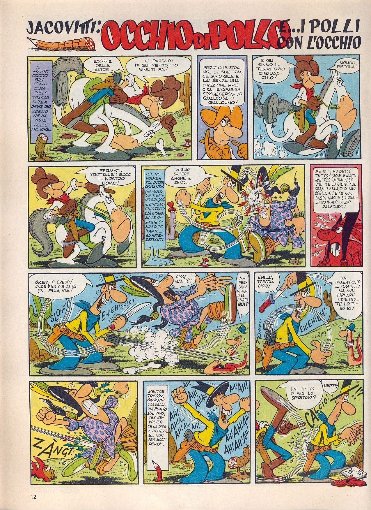 Benito Jacovitti - Cocco Bill - Occhio di Pollo E... i Polli con L‘occhio