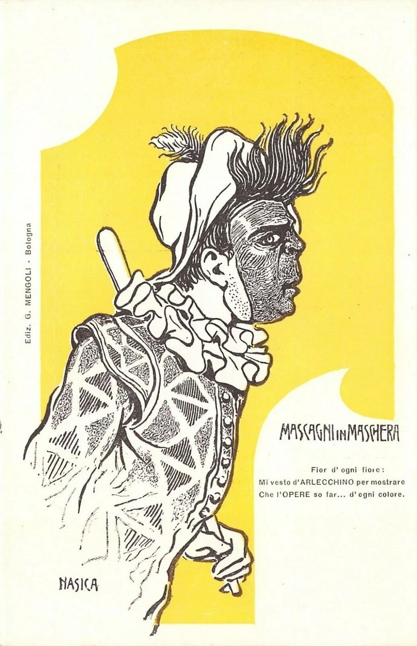 Nasica (augusto Majani) - Mascagni in Maschera