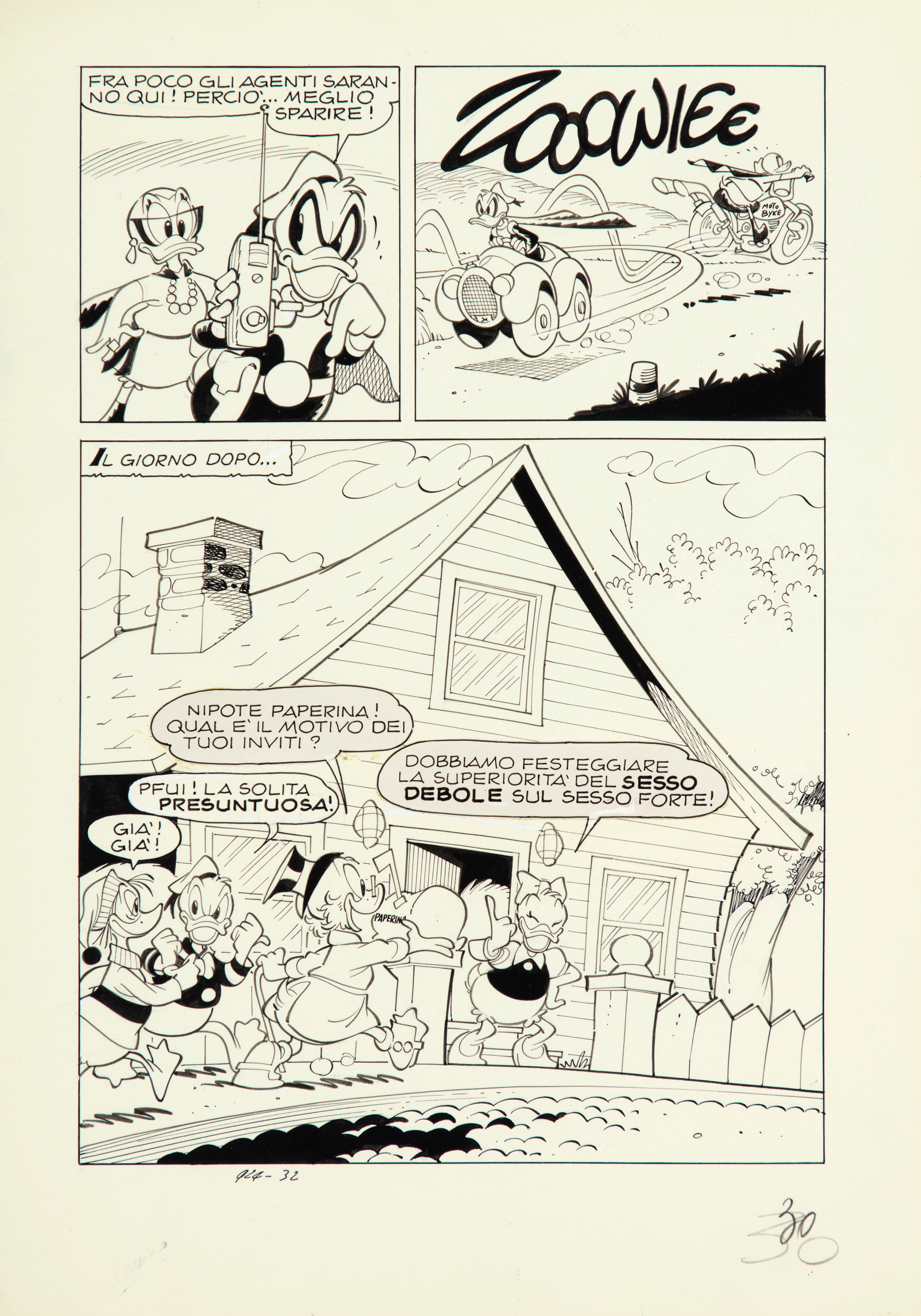 Giorgio Cavazzano - Paperinika contro Paperinik 1973 | Original Comic ...
