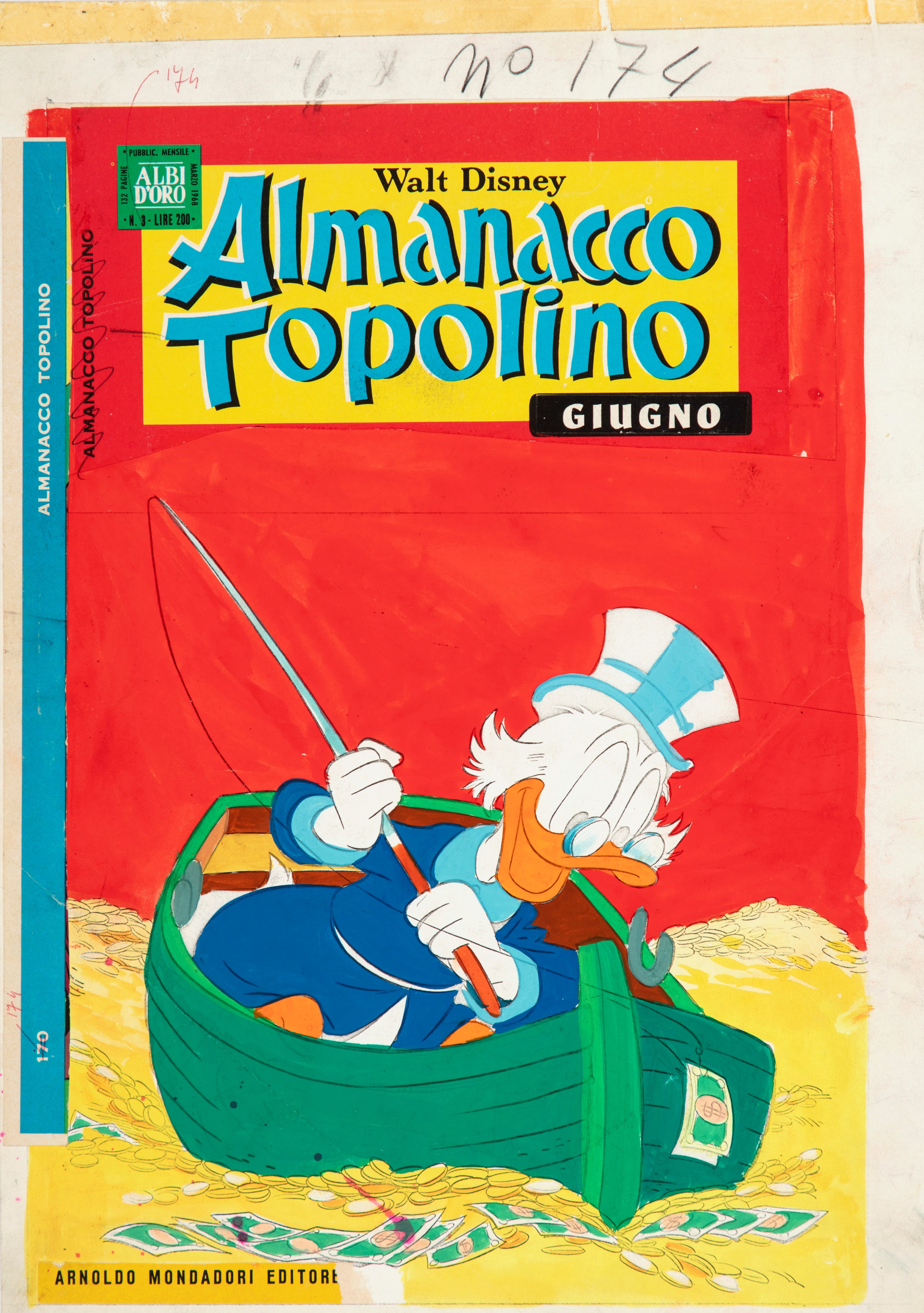 Giuseppe Perego - Almanacco Topolino N. 174
