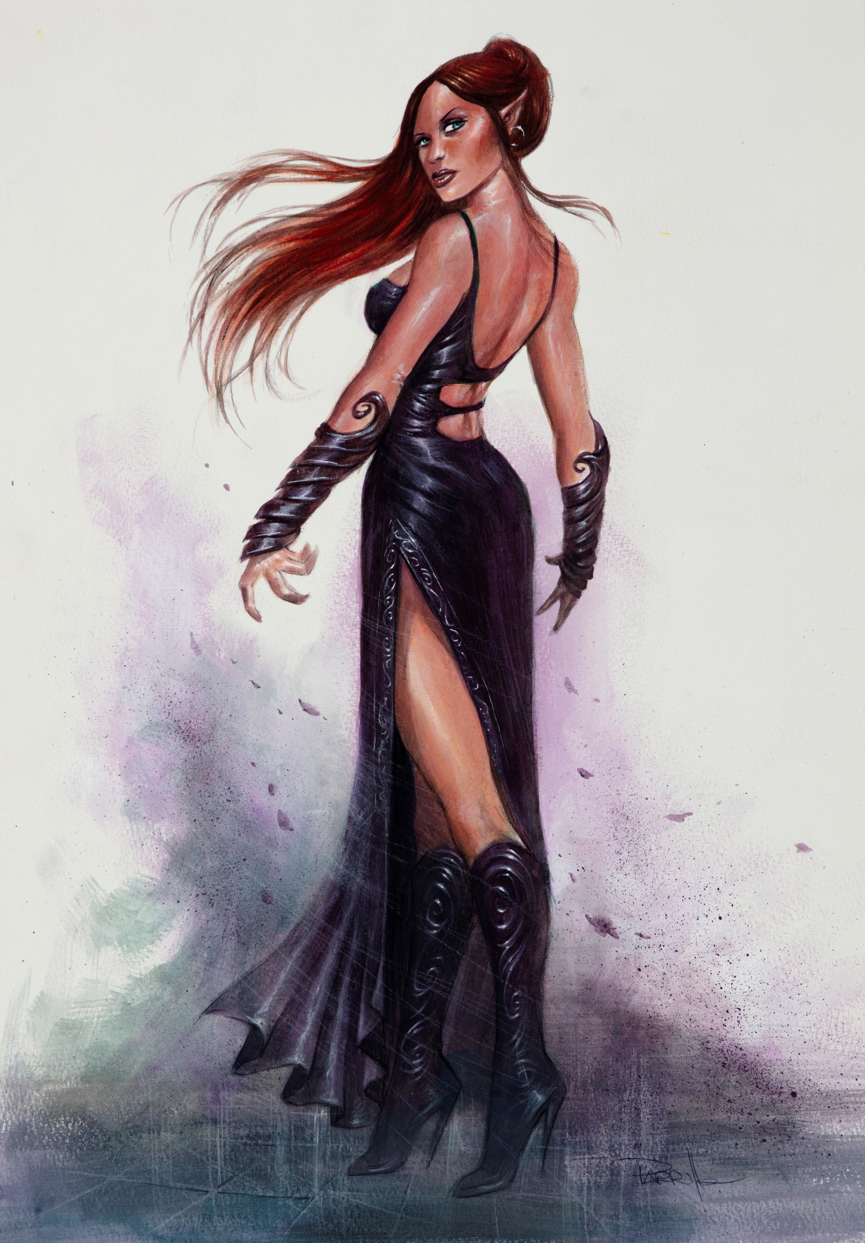 Lucio Parrillo - Eberron - Ashaya d'Lyrandar 2000s | Comic Art: Masters ...