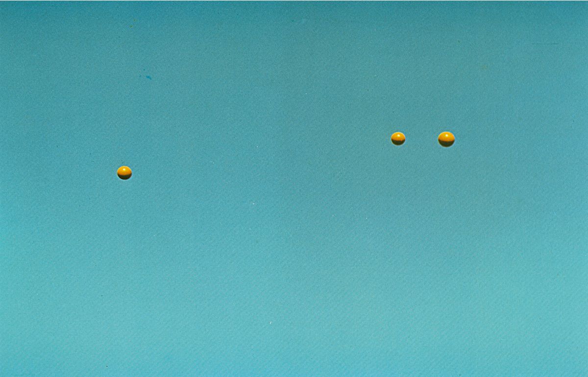 John Baldessari - Throwing Three Balls in the Air to get a Straight Line (best of 36 attempts), 1...