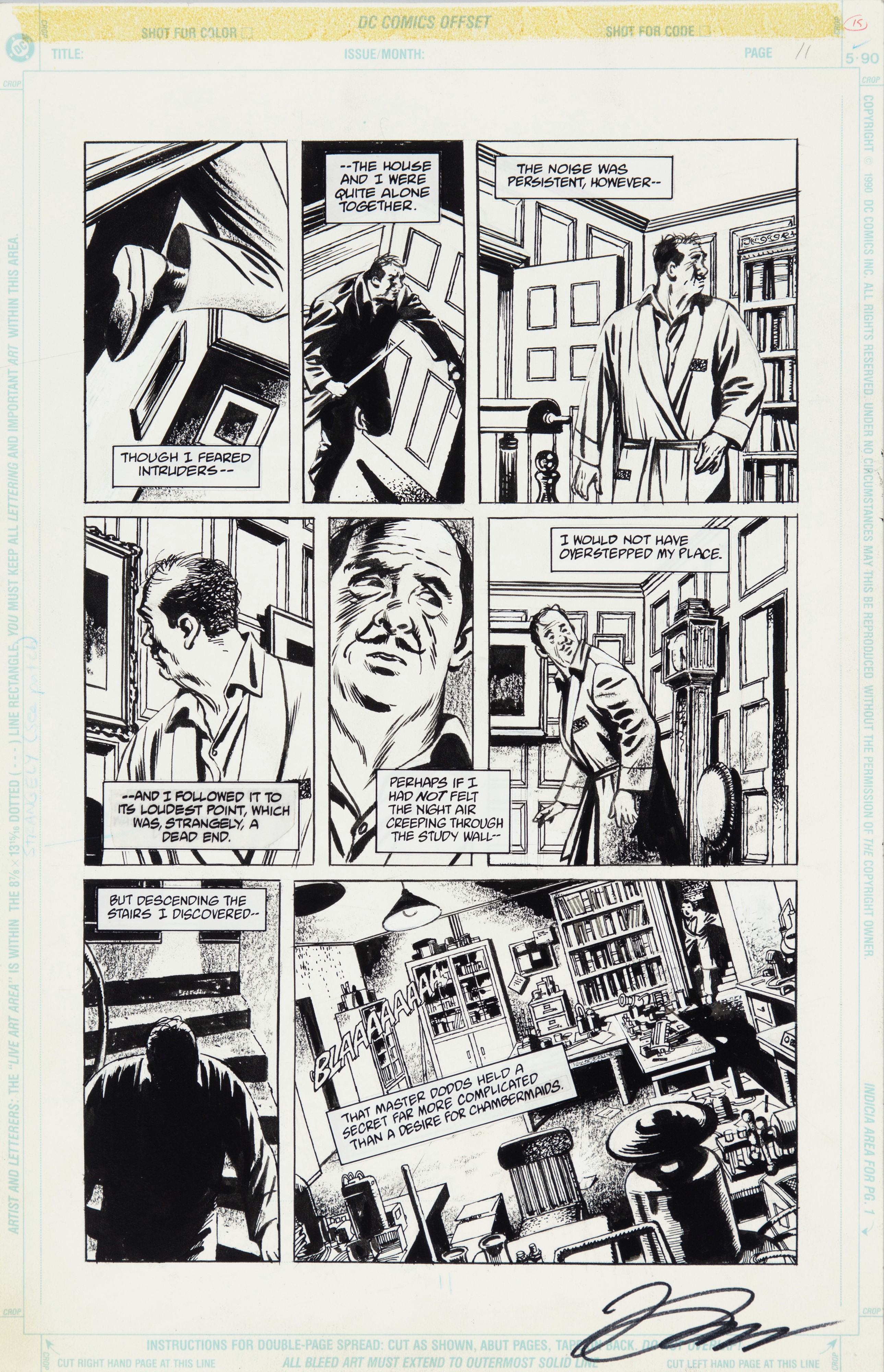 Sandman Mystery Theatre Annual - The Butler