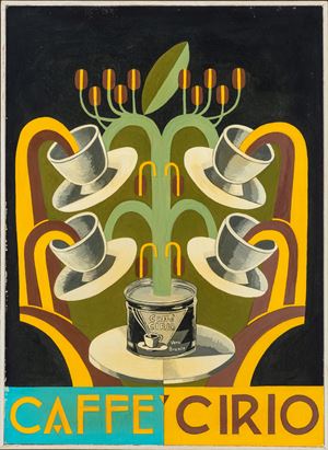 Studio di pubblicità per Caffè Cirio