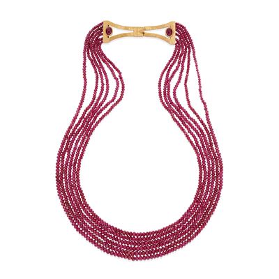 Collana con Rubini
