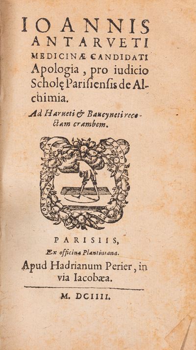 Comparatio Veteris Medicinae Cum Nova, Hipocraticae Cum Hermetica, Dogmatice Cum Spagyrica