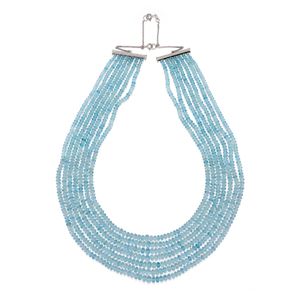 Collana con acquemarine 