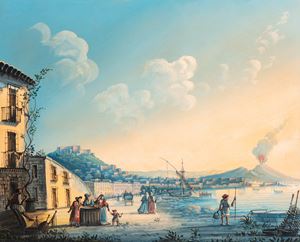 View of Naples from Mergellina