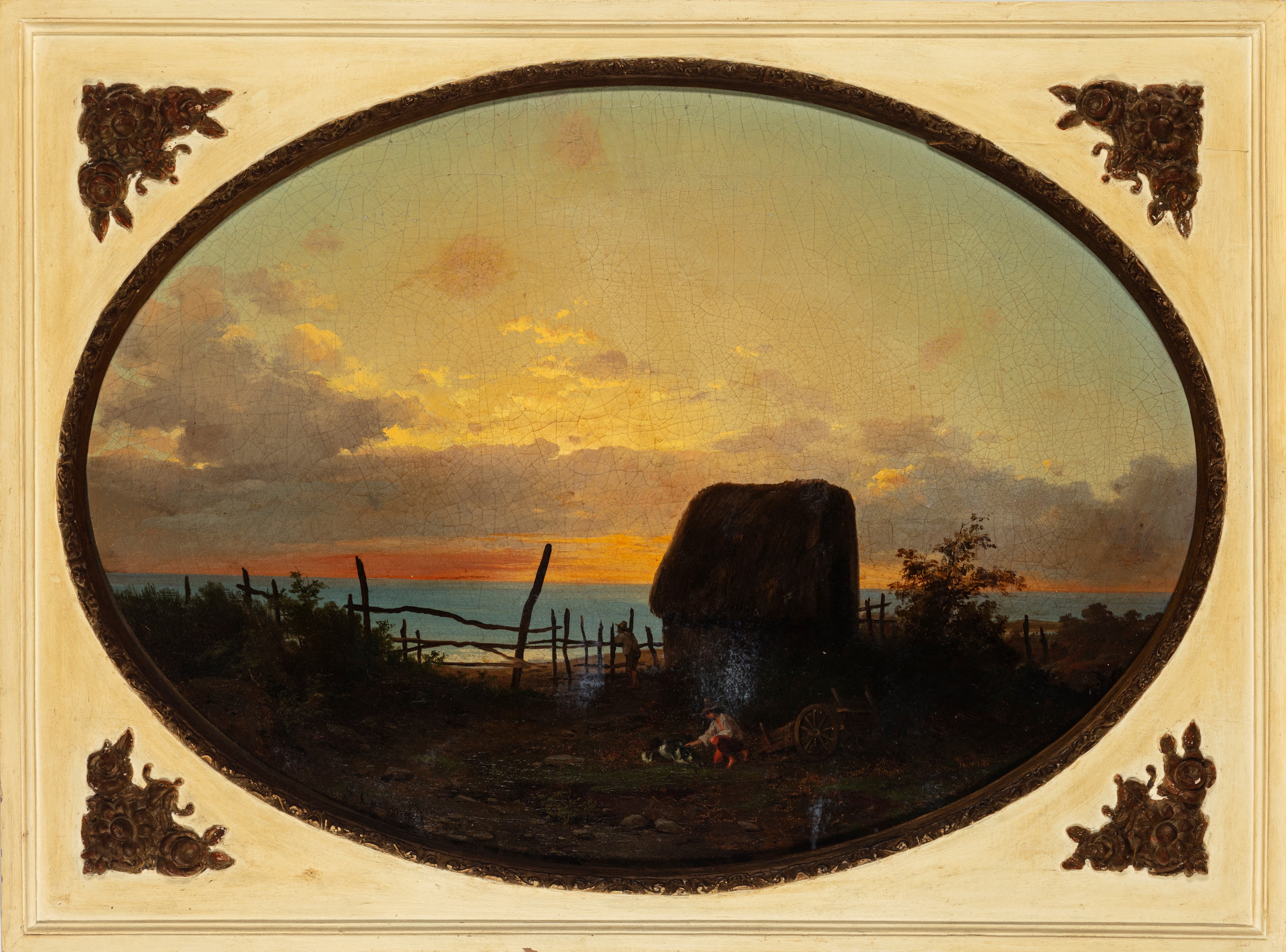 Tramonto sulla spiaggia