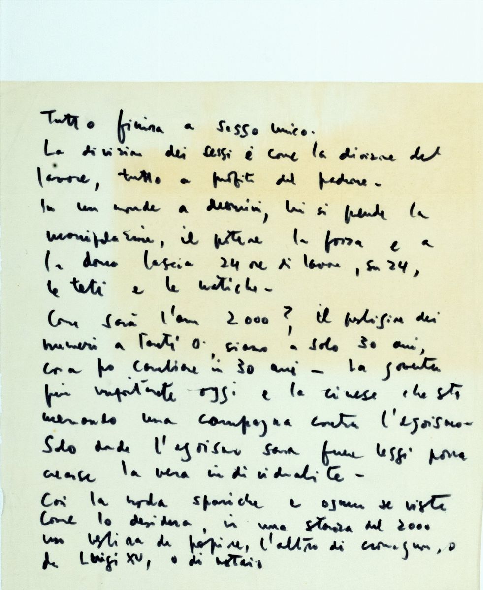 Roberto Sebastian Matta - Tutto finirà a sesso unico, pennafeltro su carta velina