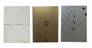 Axe - Ax - nn. 1/3 [fully published] Antwerpen, Guy Schraenen Editeur, 10 April 1975 - 18 December 1976, 3 loose leaflets 30x21 cm.