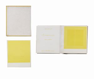 Libro d’artista - The chromatic number. Antonio Calderara Milano, Sergio Tosi and Paolo Bellasich, 1966, 19.2x16 cm