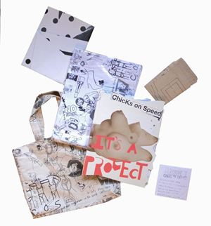 Chicks On Speed - It&#39;s a ProjectLondon, Booth - Clibborn Edition, 2004, 32.5x26.5 cm., Hardcover editorial binding, pp. 228