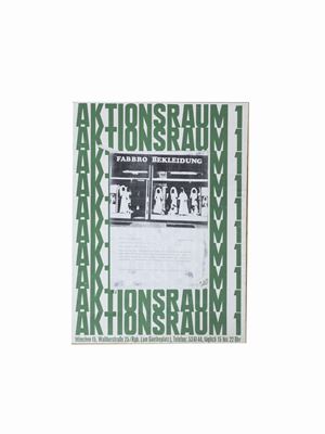 Bekleidung M&#252;nchen, Aktionsraum 1, s.d. [aprile 1970], 51,5x37,5 cm.