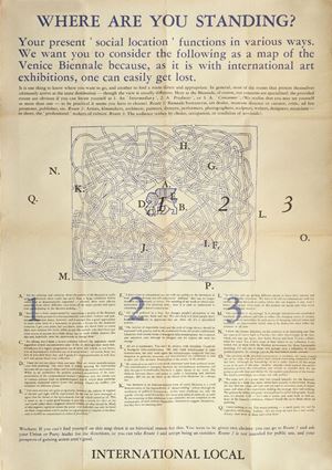 International Local. where are you? Florence, [print: Stiav], 1976, 98.5x140 cm.