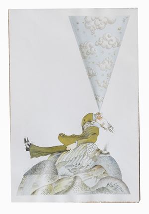 Il Monte Palomarsenza luogo, 1985, 37,8x56,8 cm