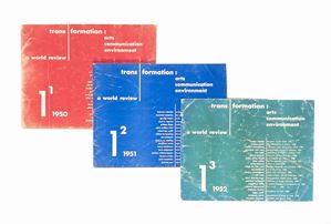 nn. 1 - 2 - 3 (all published) New York, Wittenborn, Schulz, Inc., Publishers, 1950/1952, 3 issues, cm. 21.4x27.8, paperback, pp. 53- (7); 60 (61/120); 56 (121/176)