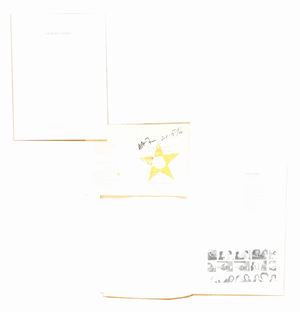 The brain on the index. Presentation by Nico OrengoTorino, edition edited by the author, [print: Turingraf Typography], 1994 (May), 16x11.5 cm., Paperback, pp. 39- [1]