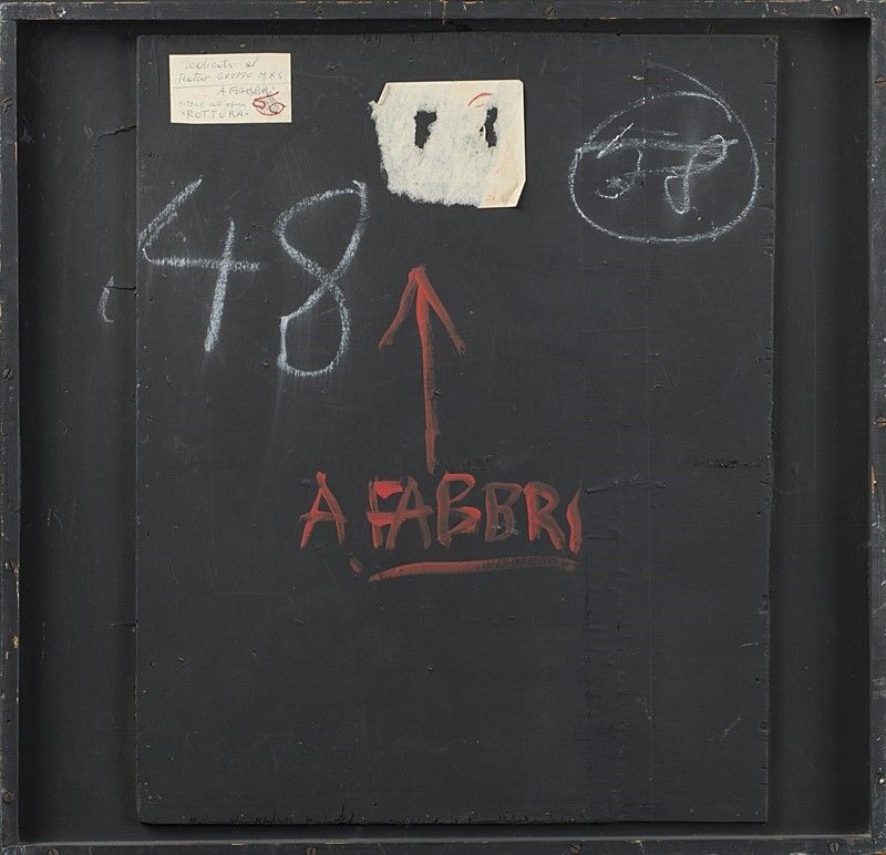 Agenore Fabbri - Rotture VIII, 1963 - Legno policromo