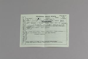 Pierpaolo Calzolari - Untitled (The Train - Telegrams)
