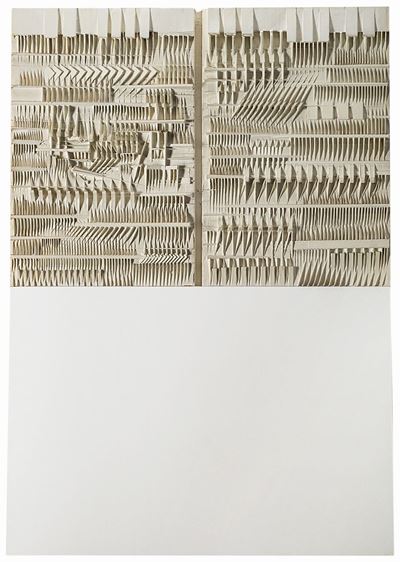 Immagine con risvolto, 1974, scultura in poliestere