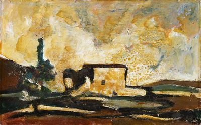 Senza titolo (olio su tela, 1956)