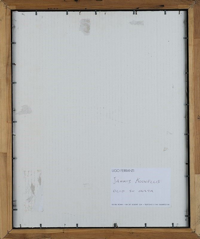 Jannis Kounellis - Senza titolo (1999) - Tecnica mista su carta
