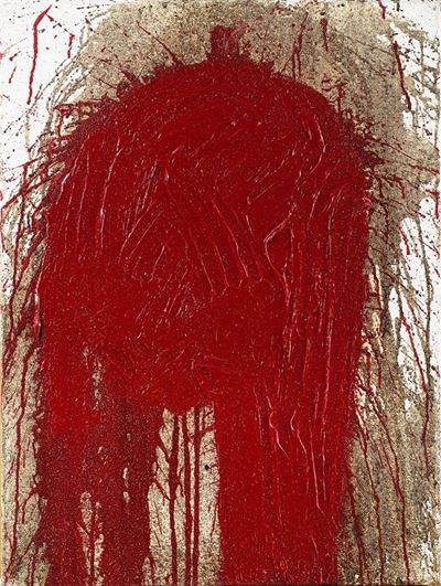 Senza titolo, KK Manfred 10, 2010, tecnica mista su tela