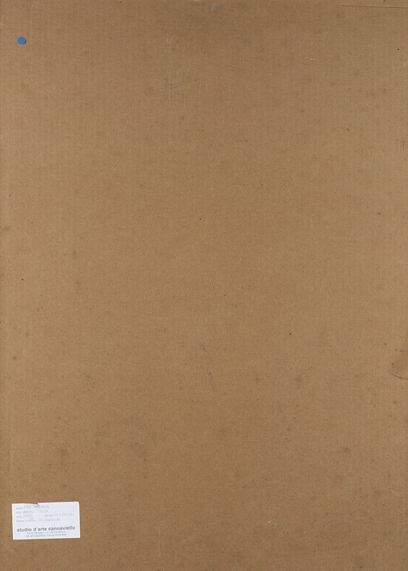 Piero Pizzi Cannella - Senza titolo, 1989, mista su cartone, 72 x 50 cm