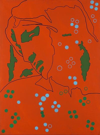 Da Michelangelo, 1978 (acrilico su tela)