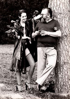 Sergio Leone and Sylvia Kristel