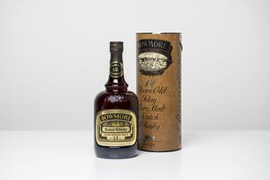 Bowmore 12 Years Old Scotch Whisky Brown Dumpy Bottle