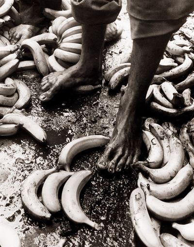Senza titolo (Banane), stampa vintage alla gelatina ai sali d'argento