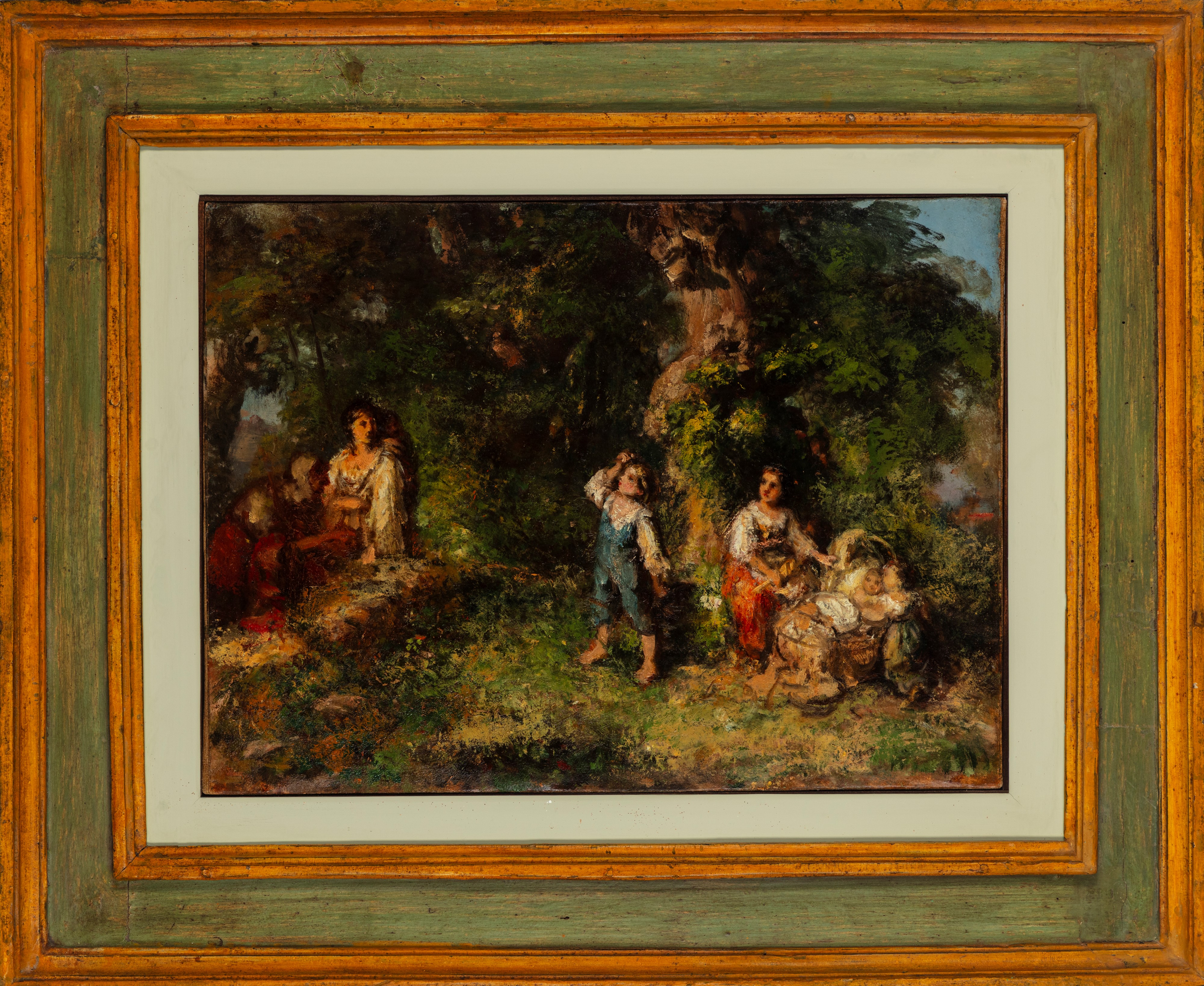 Daniele Ranzoni - Scena Campestre (in Giardino)
