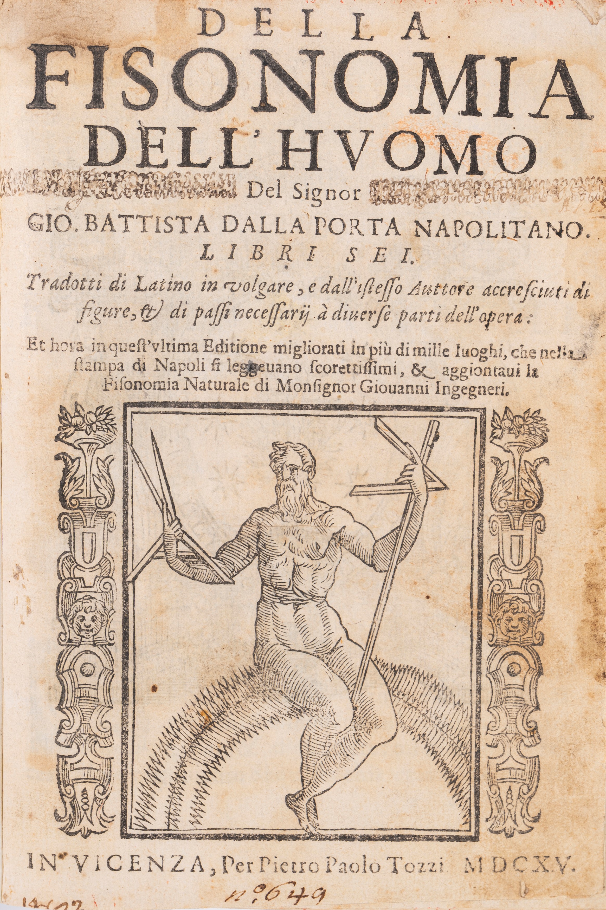 Della Fisonomia Dell'Huomo