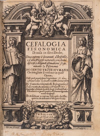 Cefalogia Fisonomica Divisa in Dieci Deche, Dove Conforme a' Documenti D'aristotile, e D'altri Fi...