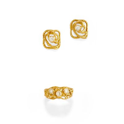 Demi Parure con Diamanti